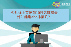 少兒線上英語前10排名哪家最好？趣趣abc排第幾？